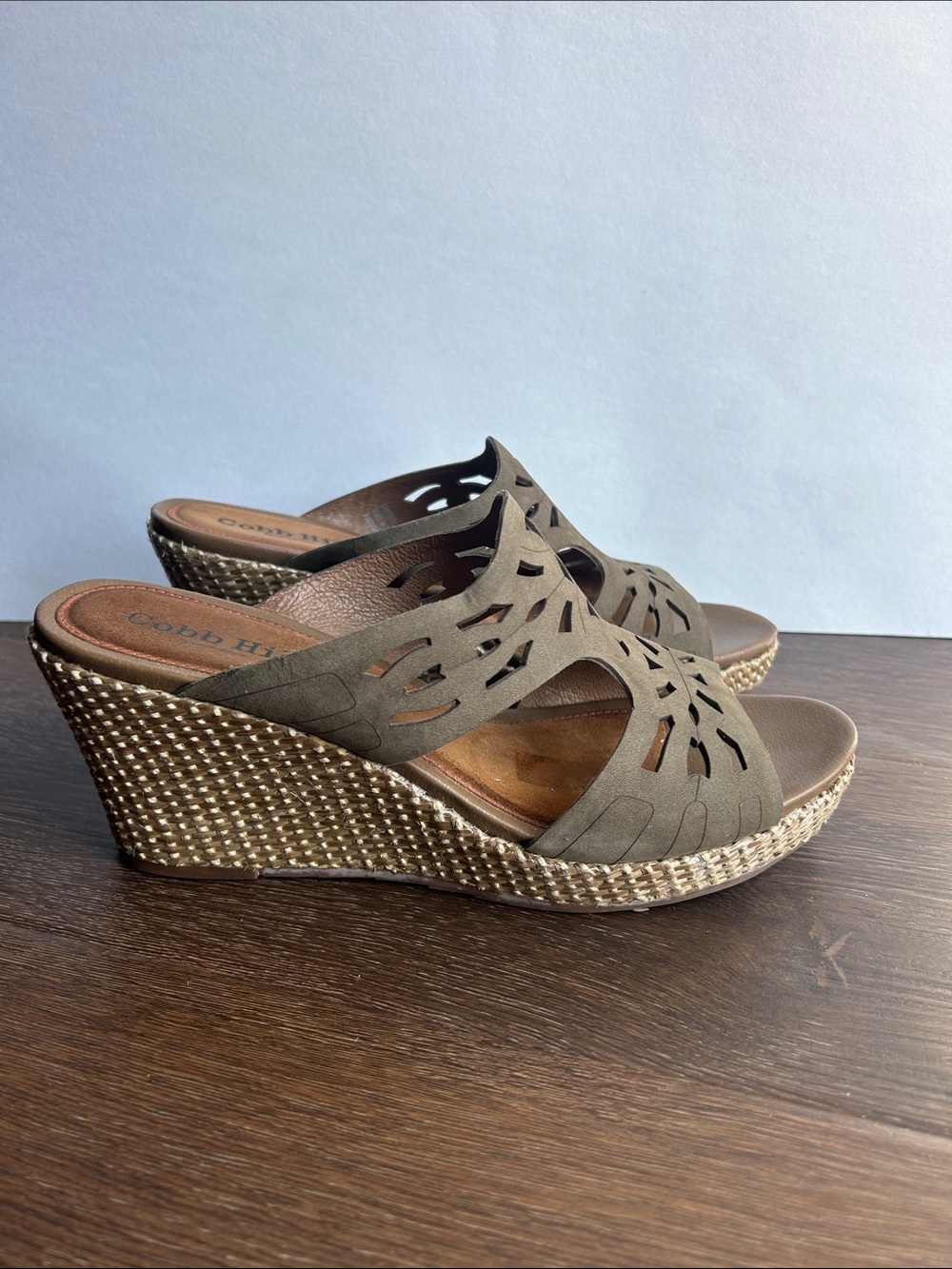Cobb Hill by New Balance Wedge Sandal | Cobb Hill Wedge Sandal | Olive Green